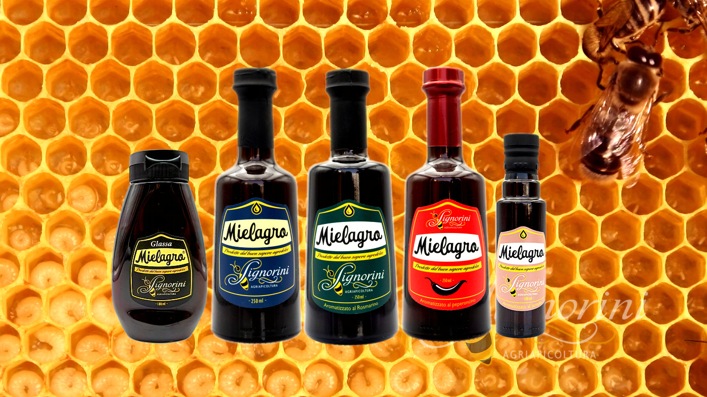 Mielagro&reg; - Selezione prodotti Mielagro - Classico - Rosmarino - Peperoncino - Tartufo - Glassa di Mielagro&reg;
